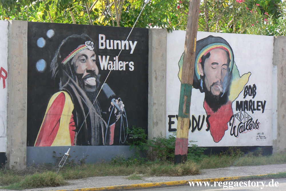 Bunny Wailer & Bob Marley - Wall Of Honour - Trenchtown