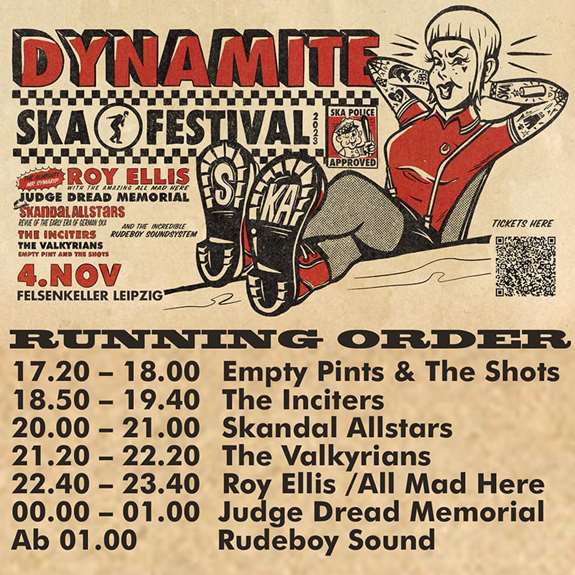 Dynamite Ska 2023 - Running Order