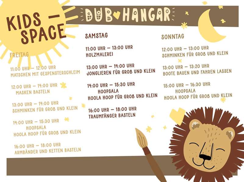 Reggae Jam 2023 - Dub Hangar - Kids-Space