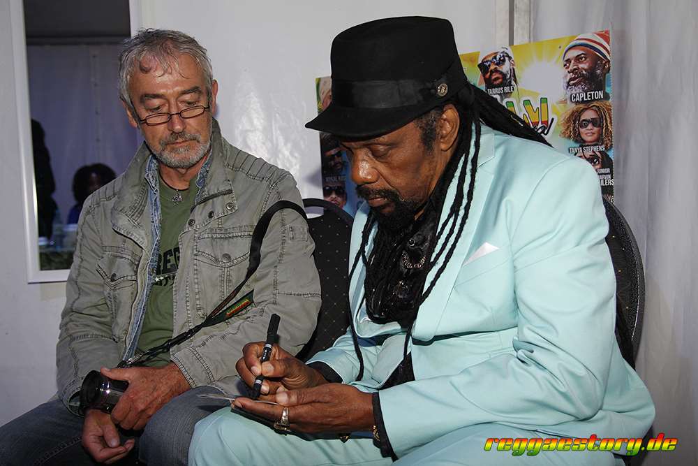 Glen Washington - Backstage - Reggae Jam 2023