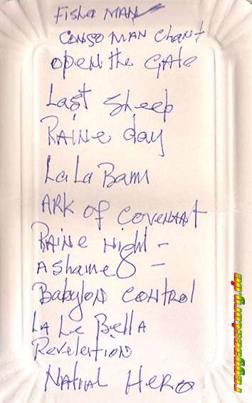 The Congos - Setlist - Lido Berlin