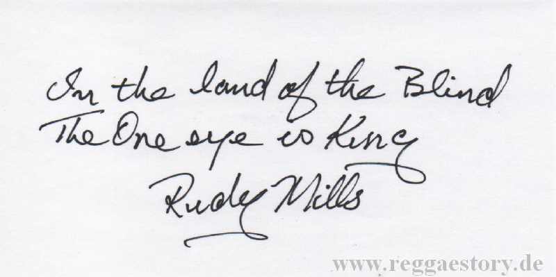 Rudy Mills - Words of wisdom