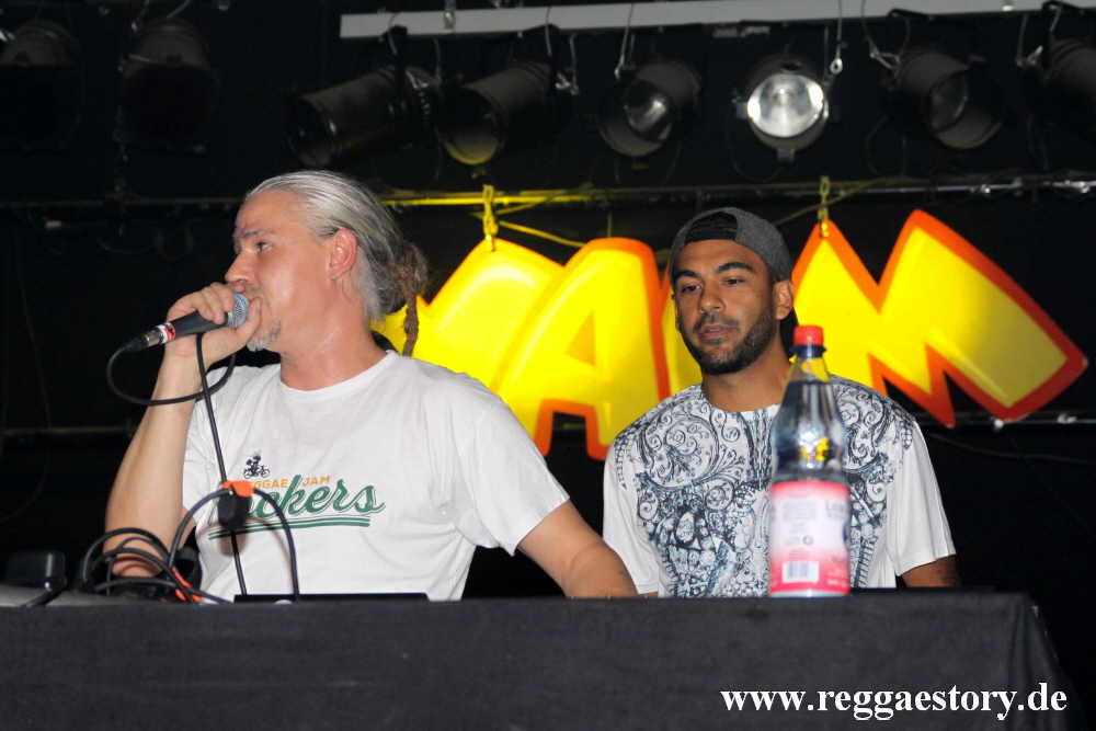 Ganjaman & Rouz vom Blessed Love Soundsystem