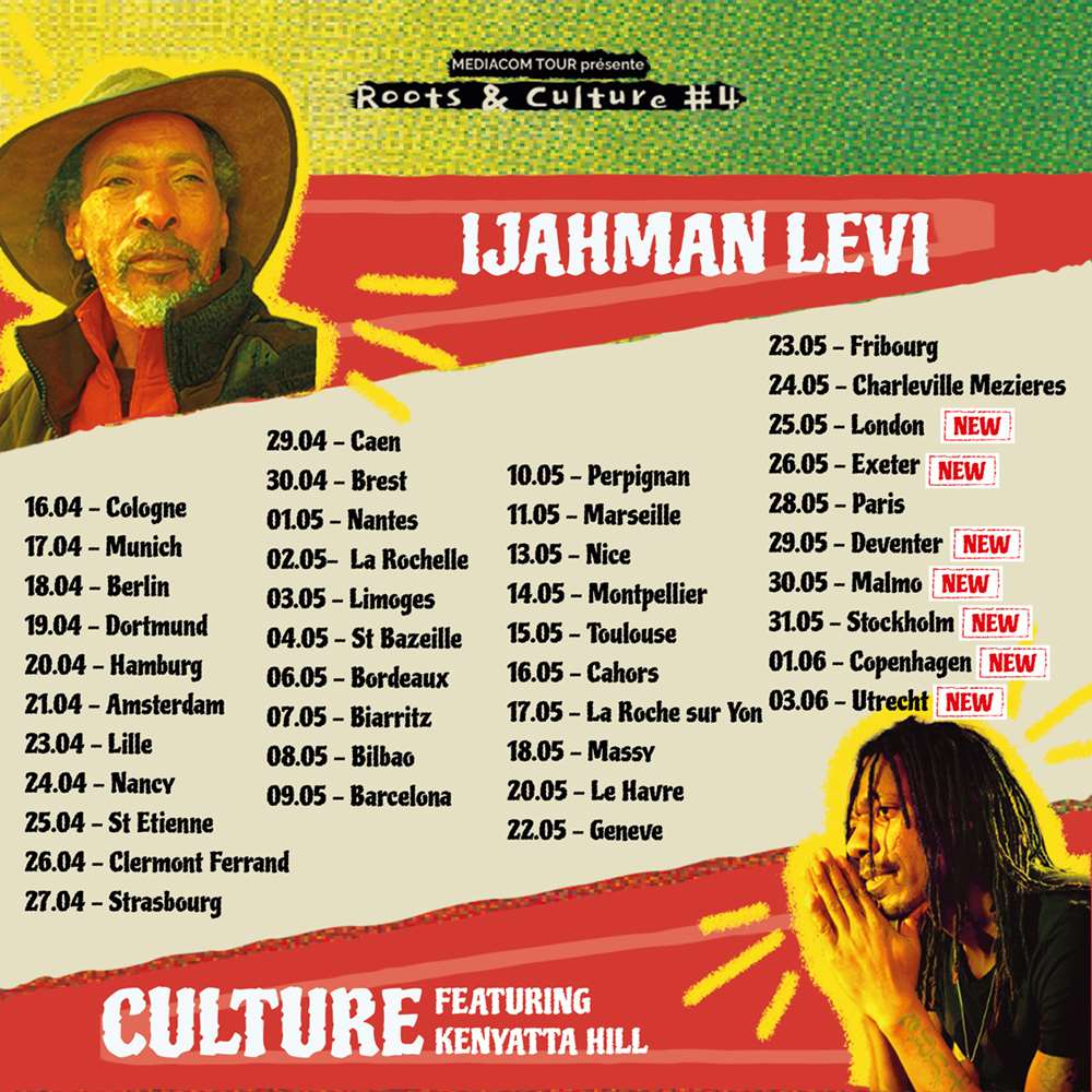 Ijahman Levi & Culture - Tour 2025 - Europa