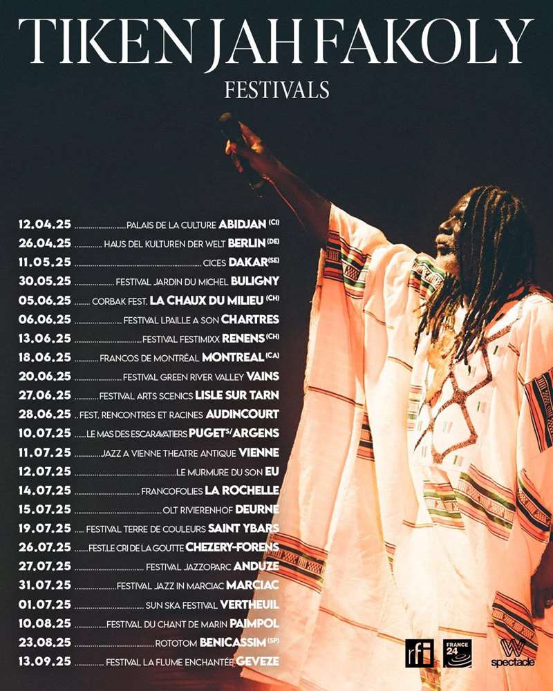 Tiken Jah Fakoly - Festivalplan - 2025
