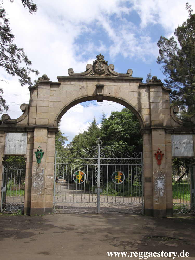 Nebentor zum Leul Genet Palast - Addis Ababa