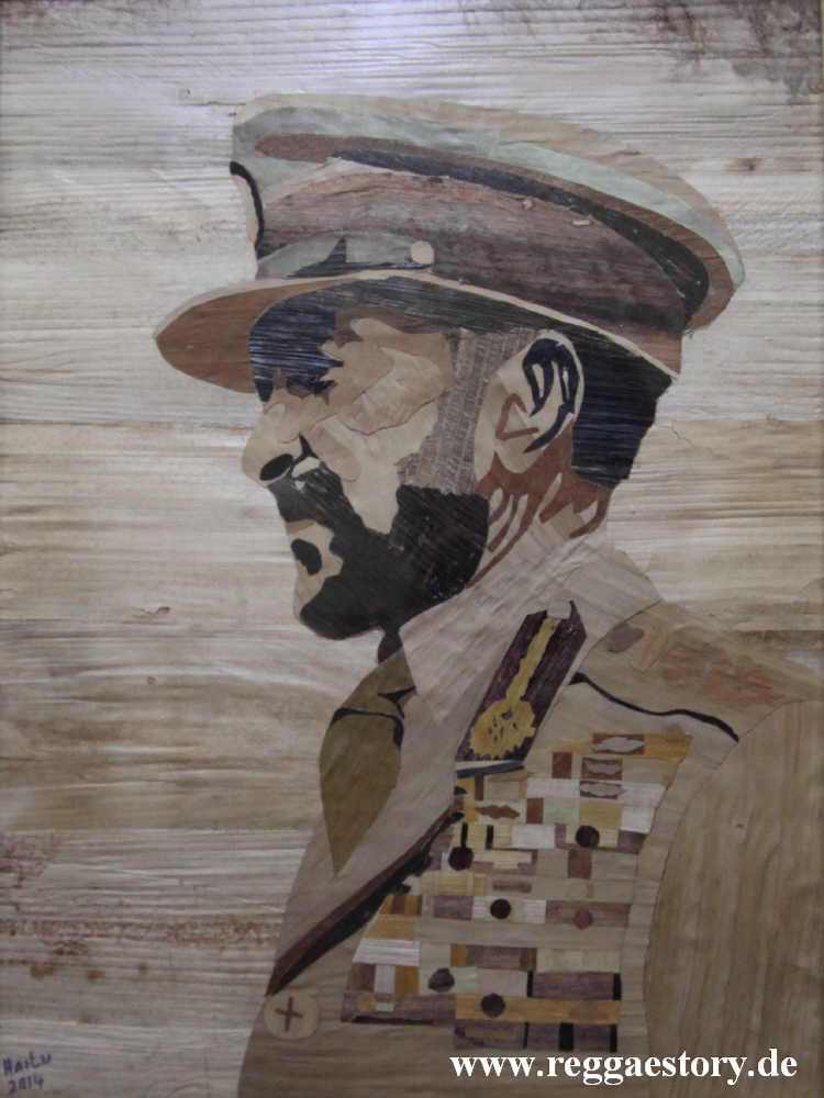 Ras Hailu - Banana Art Gallery - Haile Selassie