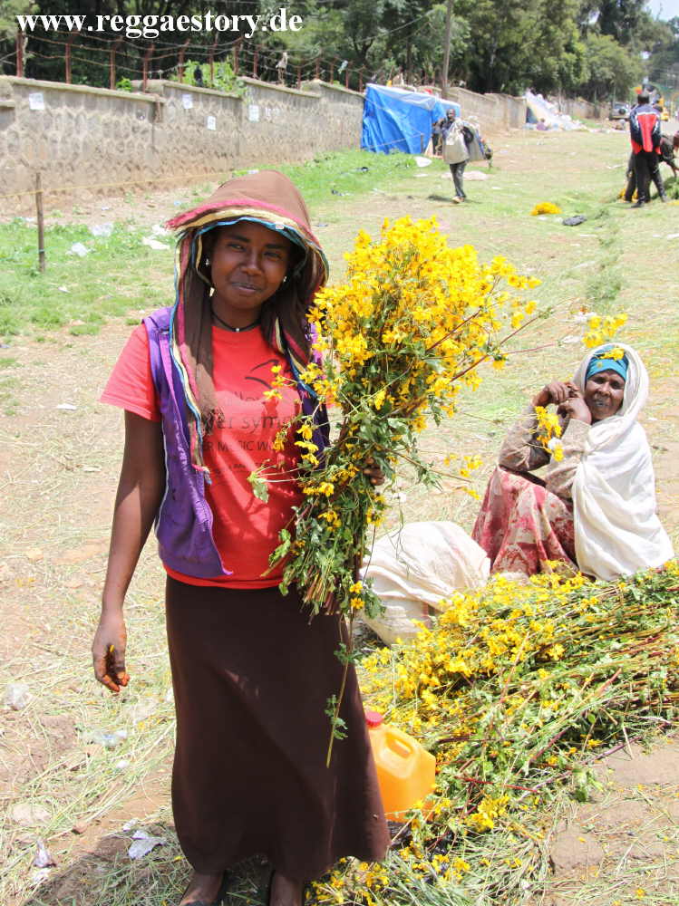 Meskel Flowers - St. Mikael Church - Addis Ababa