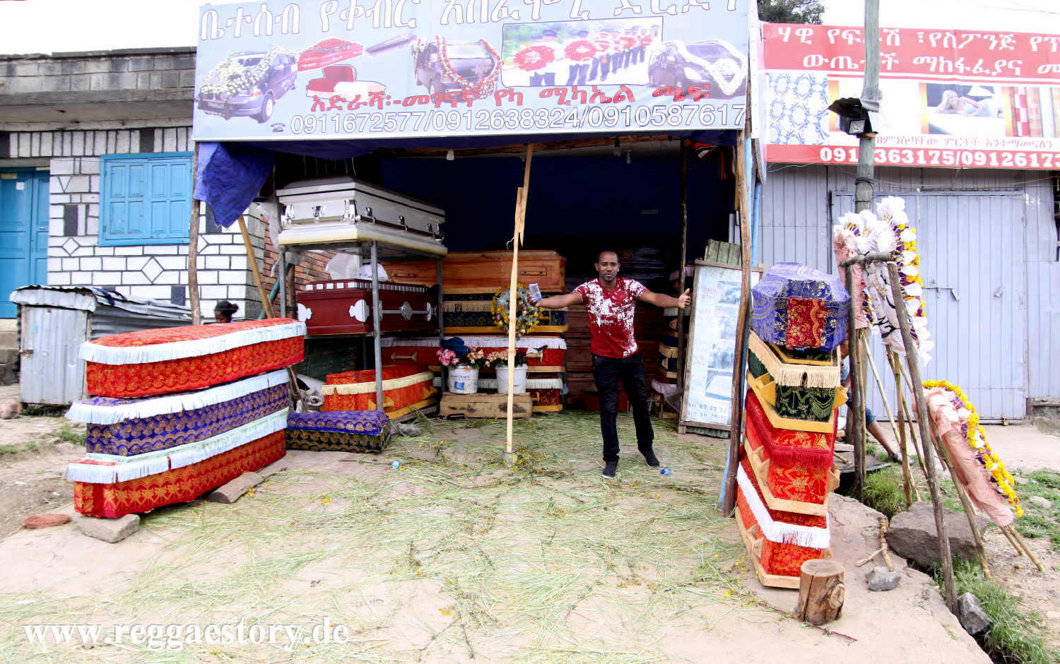 Coffin Trader - Yeka Mikael Church - Addis Ababa