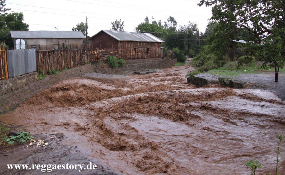 Much water after rain - Ethiopia - The South