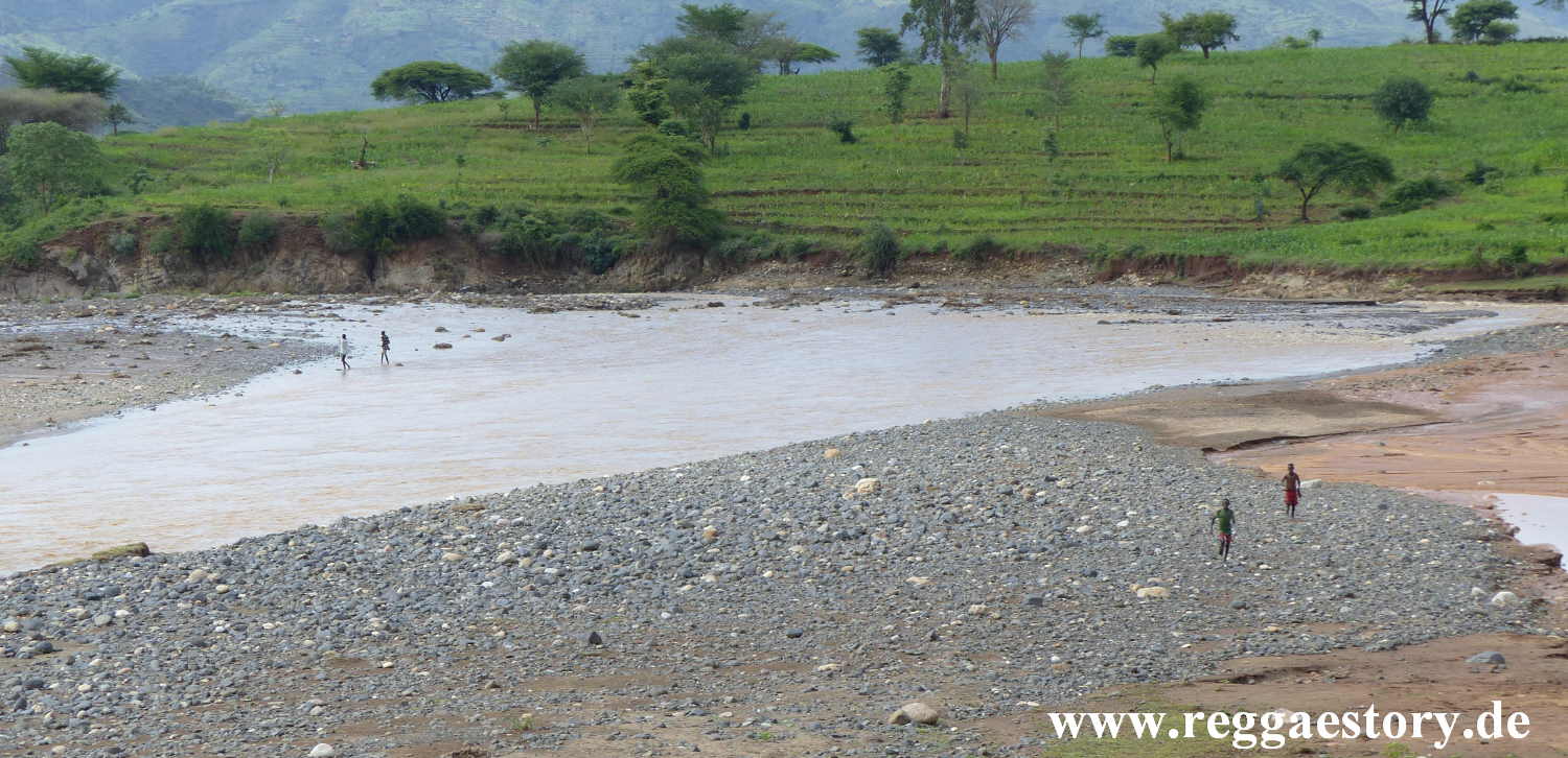 River in the west of Konso - Ethiopia